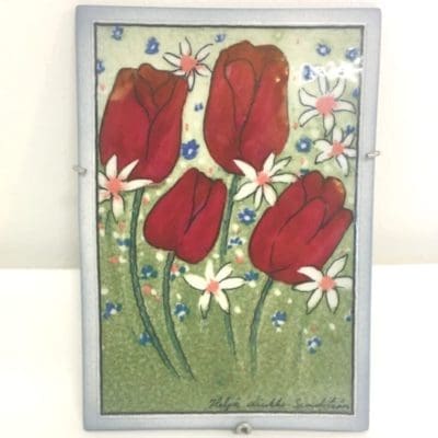 Arabia Heljä wallplate Täysin sydämin