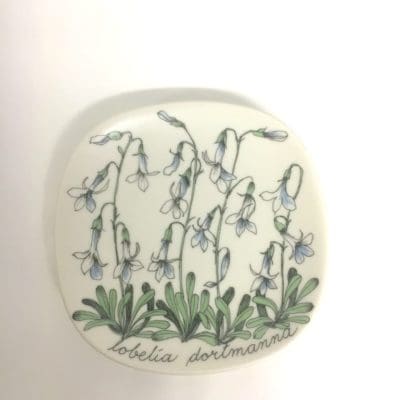 Arabia Tomula wallplateLobelia Dortmanna