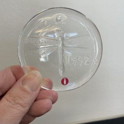 Glass decoration by Nuutajärvi