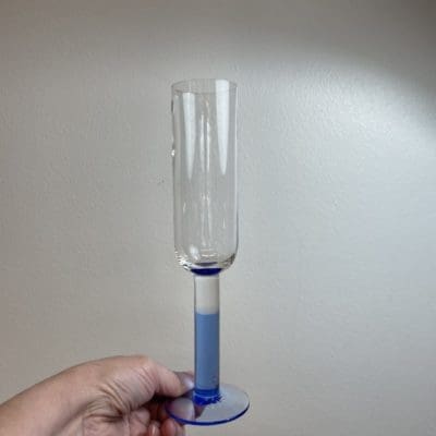 Iittala Mondo kuohuviinilasi sininen