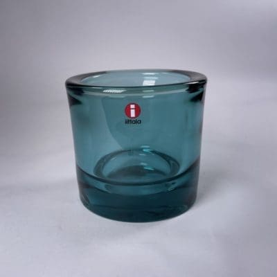 Iittala Iso Kivi tuikku Merensininen 80mm