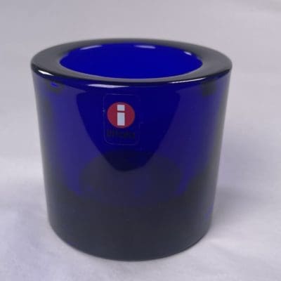 Iittala Kivi tuikku Koboltinsininen  60mm