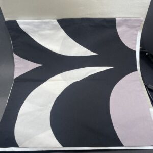 Marimekko Kaivo tyynynpäällinen musta/harmaa 48x49cm