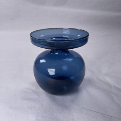 Iittala Candlestick 9cm Erkki Vesanto blue