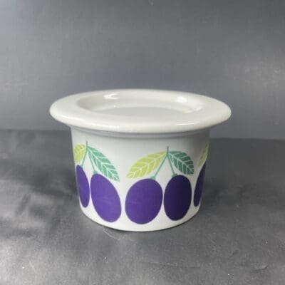 Arabia Pomona purkki Luumu pieni