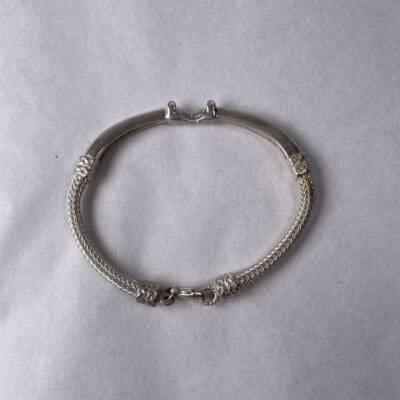Kalevalakoru Hirvenpää / Moos head Bracelet Silver 20cm