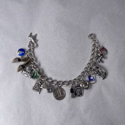 Charm Bracelet 18cm Silver