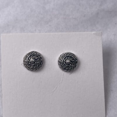 Silver Earrings 8mm