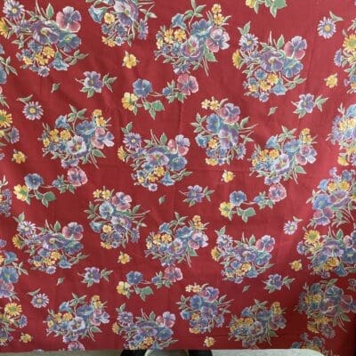 Flower fabric cotton 152x130cm