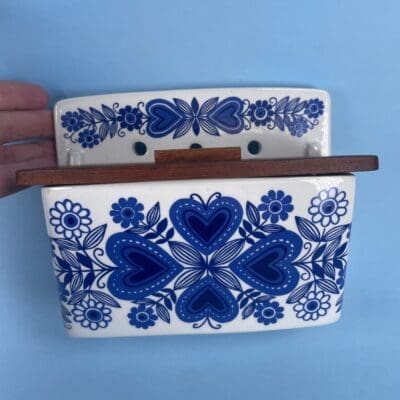 Arabia Sirpa suola-astia sininen