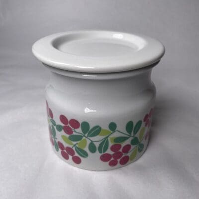 Arabia Puolukka Pomona purkki iso