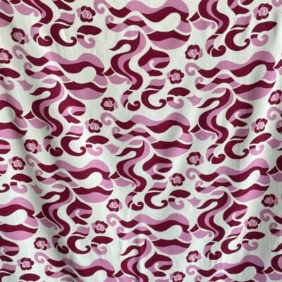 Retro Curtains pink 90x130cm 2 pcs