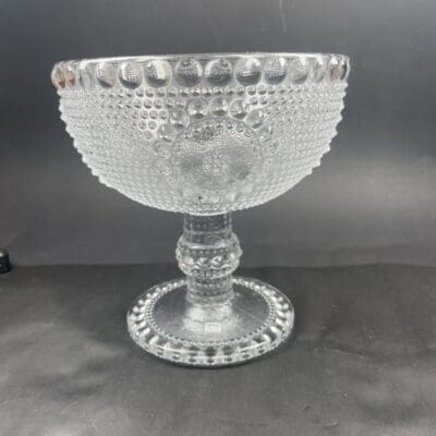 Grapponia Bowl Footed Clear 17cm