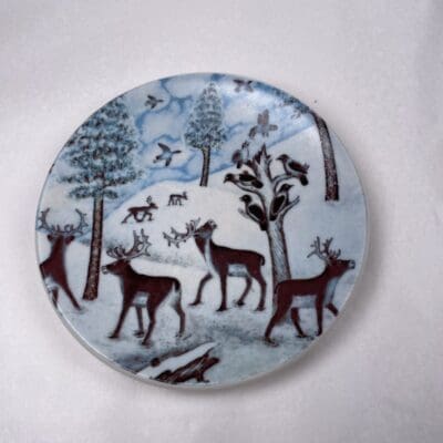 Alariesto wallplate Migratory Birds 12cm 15