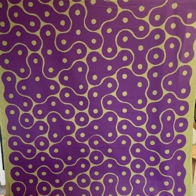 Marimekko Fabric Iso-Meka 149x270cm purple/green
