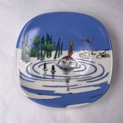 Arabia Wall plate Little My Swimms 12x12cm