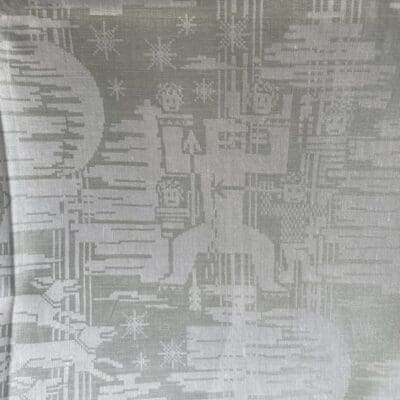 Bearhunt (Karhunjahti) tabelcoth 126x129cm grey