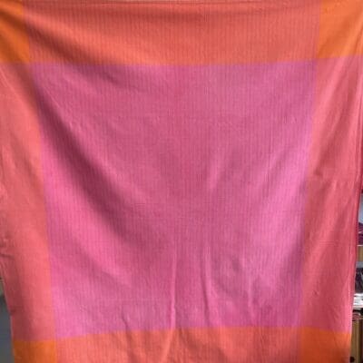 Orange/Pink Tablecloth 128x133cm