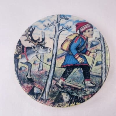 Alariesto wallplate Lapland Postman 28