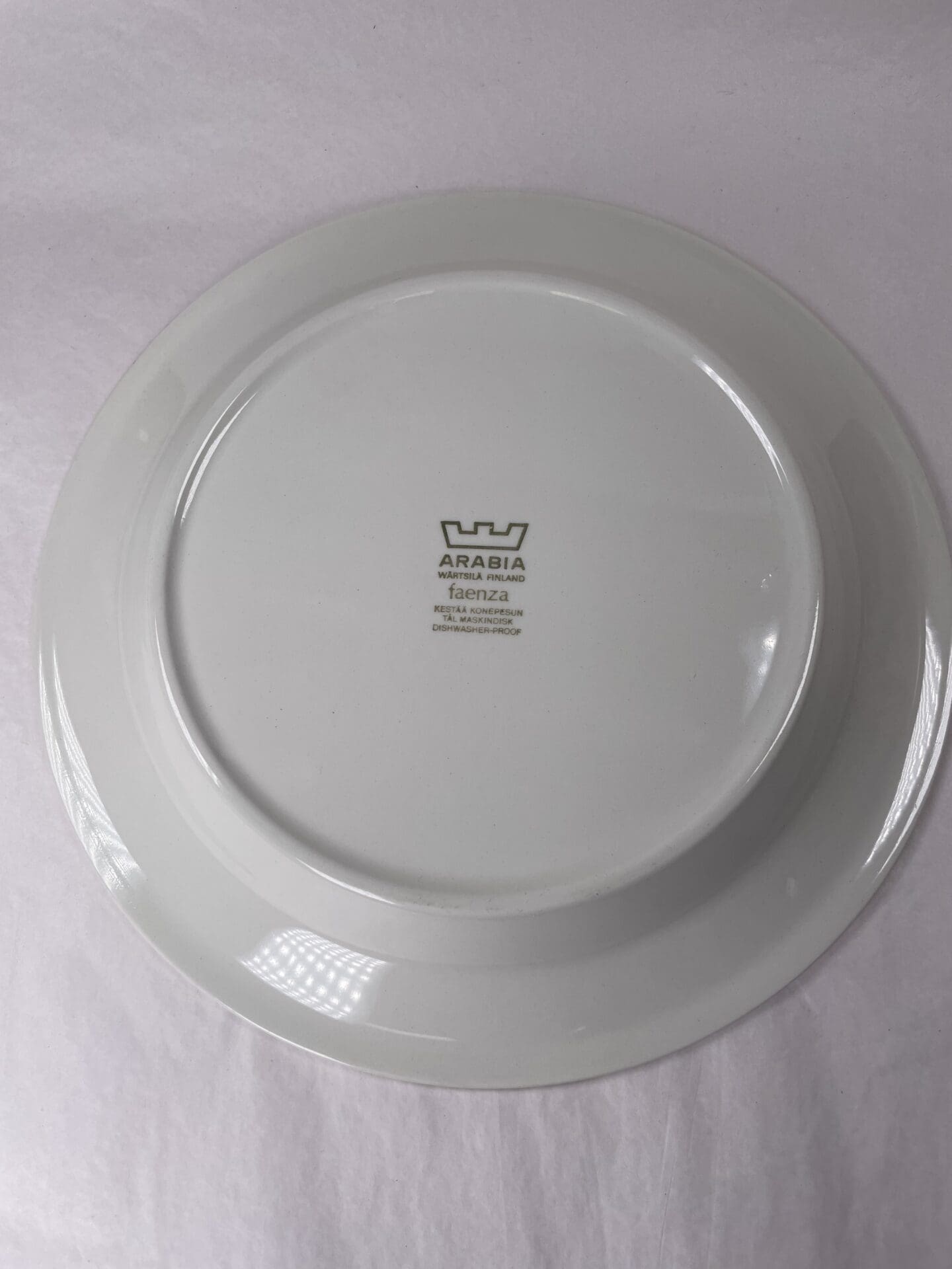 Arabia Faenza Brown Flowers plate 24cm | Muija
