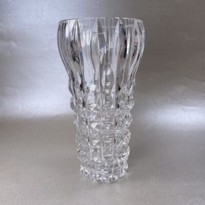 Riihimäen lasi Polar maljakko 18cm Aimo Okkolin