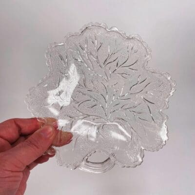 Karhula Leaf Glass plate 16cm