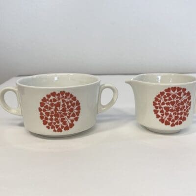 Arabia sugar and creamer Takiainen