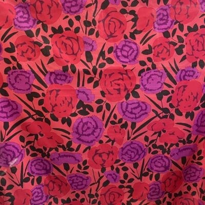 Marimekko Fabric Ruusu 136x190cm Fujiwo Ishimoto