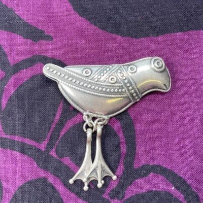 Kalevalakoru brooch Hattulan lintu Silver