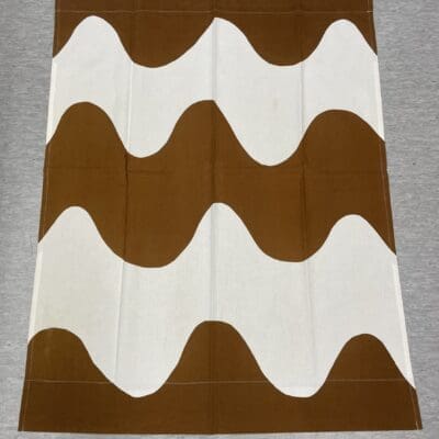 Marimekko vintage Small Curtain Brown Lokki 88x110cm Maija Isola