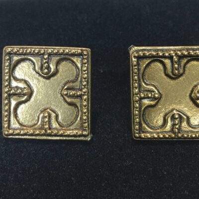 Kalevalakoru Earrings Bronze 20x20mm