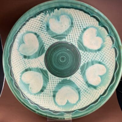 Kupittaan savi valtava vati 41cm Irja Suova