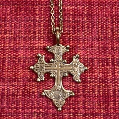 Kalevalakoru Ilomantsi cross bronze