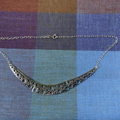 Hopeapitsi necklace by Lisa Vitali 44cm