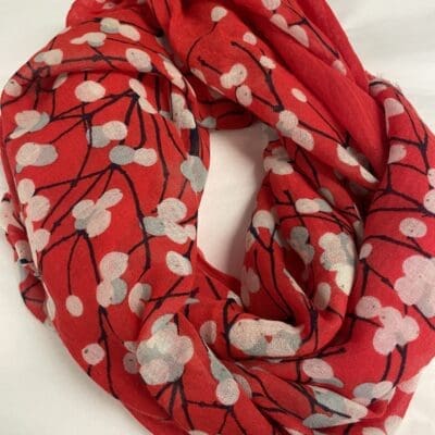 Marimekko Lumimarja Wool Skarf 80x195cm Erja Hirvi