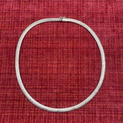 Flat silver chain 44cm 830-silver