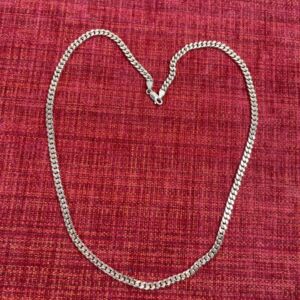 Hopeinen panssariketju 55cm