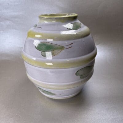 Arabia Beehive vase 17cm yellow stripe