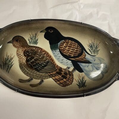 Arabia large dish Birds 29x48cm Gunvor Olin-Grönqvist