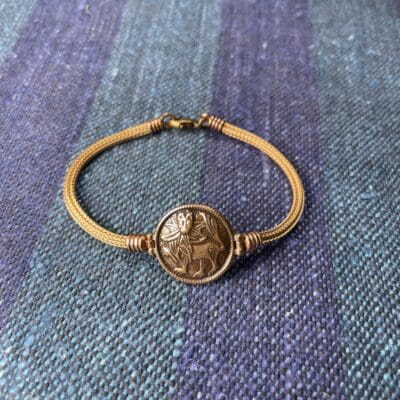 Kalevalakoru Aurinkoleijona Bracelt Bronze 18cm