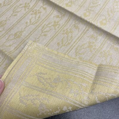 Linen small tablecloth damask 55x39cm