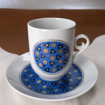 Arabia Pimpinella Mocca Cup Blue