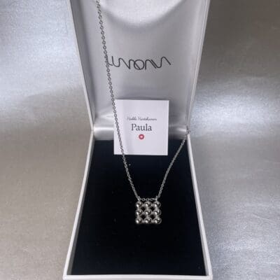 Lumoava Pendant  Paula Silver 50cm