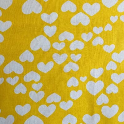 Retro Fabric with Hearts 140x300cm