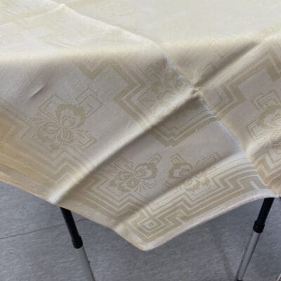 Tampella Tablecloth Orvokit 120x130cm Aili Rancken light yellow