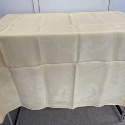 Tampella Tablecloth model 566 light yellow 140x140cm