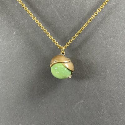 Kalevalakoru Tintti necklace lighter green