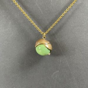 Kalevalakoru iso Tintti riipus vaaleampi vihreä