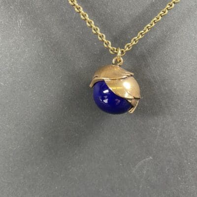 Kalevalakoru Tintti necklace dark blue