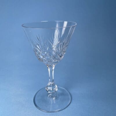 Jalkalasi hiottua kristallia 10cm